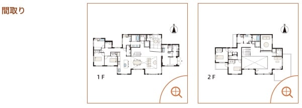 【家の広さ】50坪の間取りイメージ2階建て：Panasonic Homes