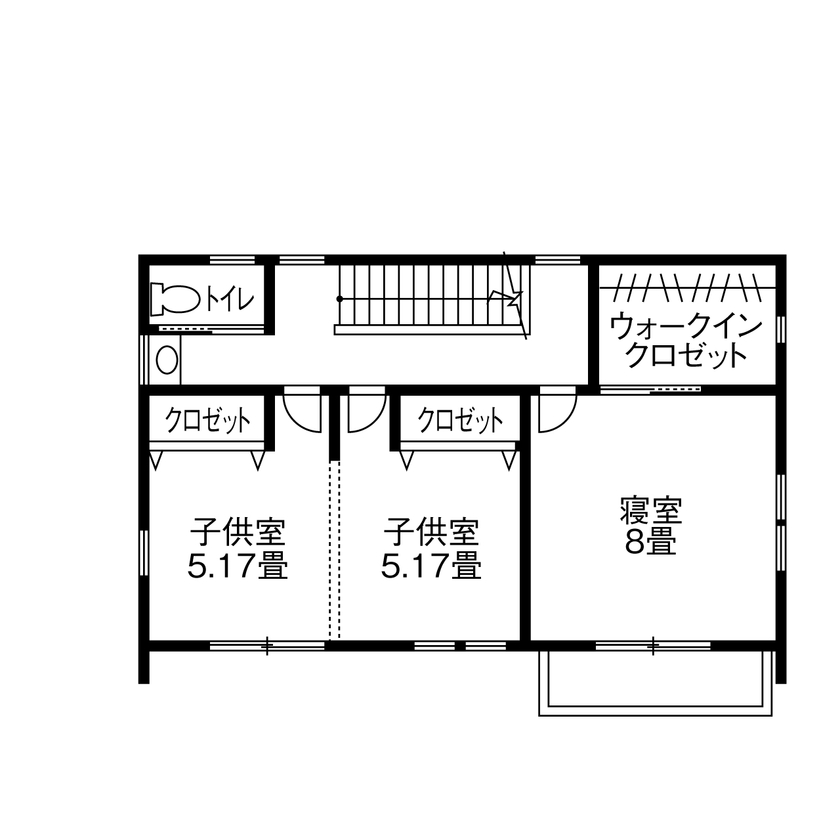 洗濯物管理と食品庫を兼ねたスペース