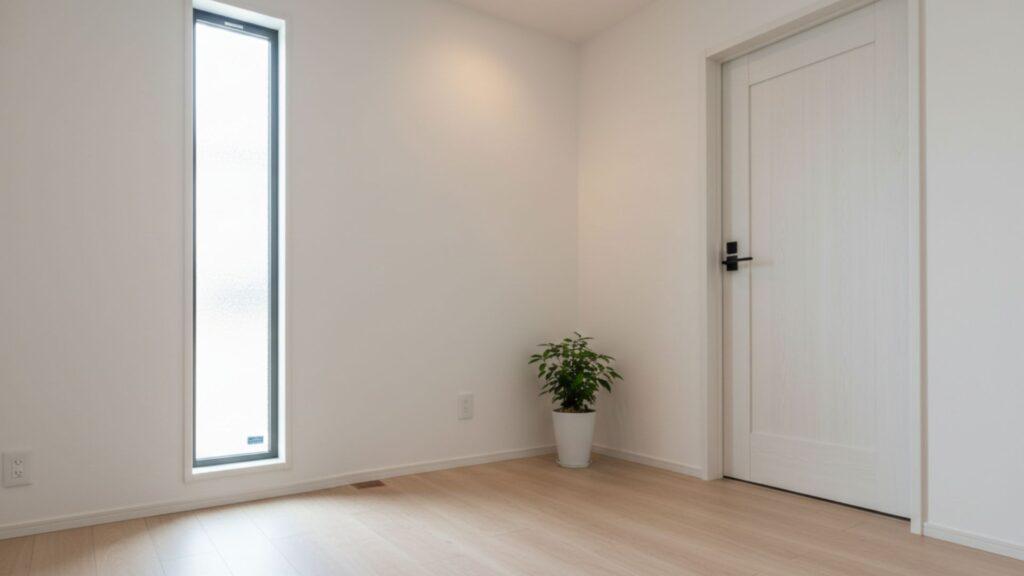 シンプルな内装