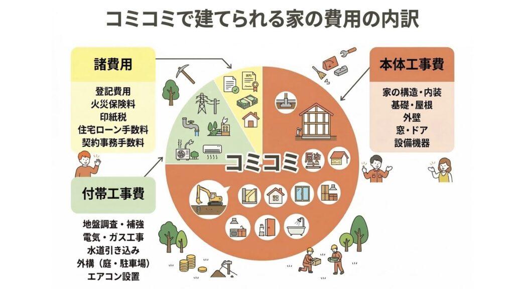 コミコミの家の内訳