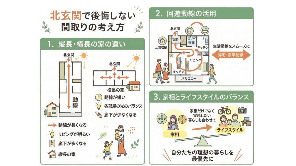 北玄関 家相で後悔しない間取りの考え方