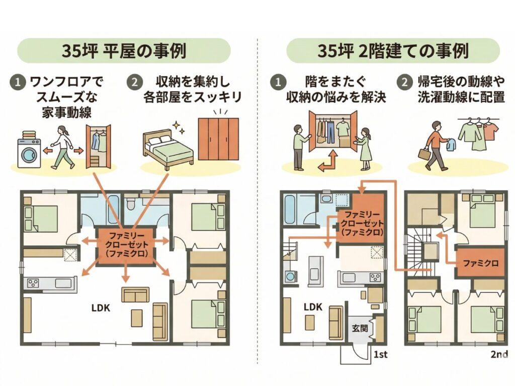 ファミクロ 35坪 間取り