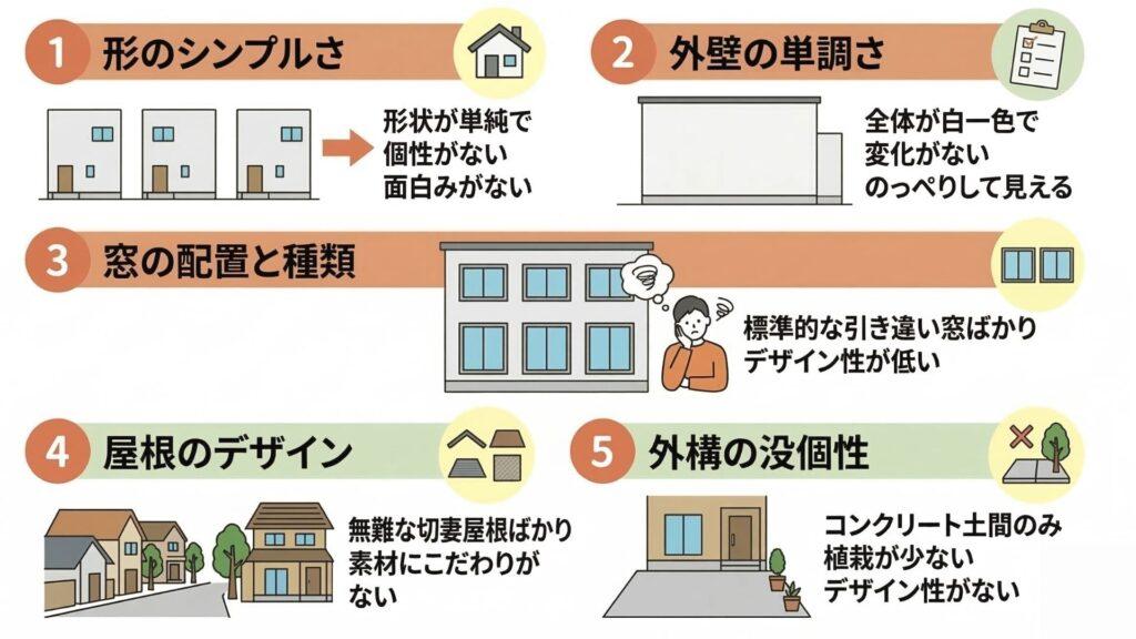注文住宅なのに建売みたい原因