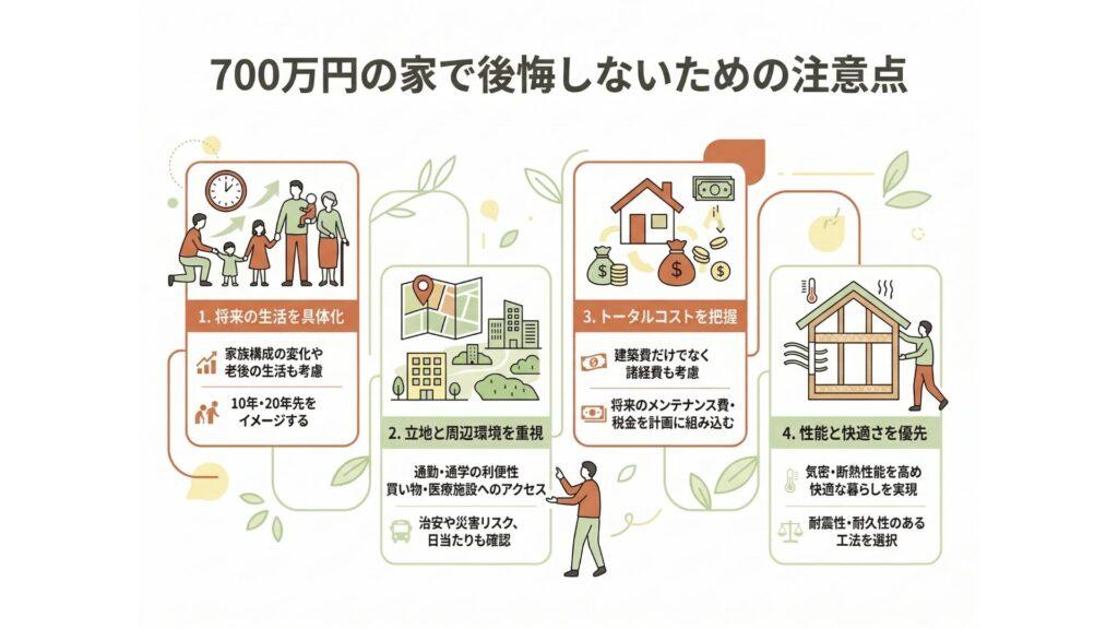 700万円の家の注意点
