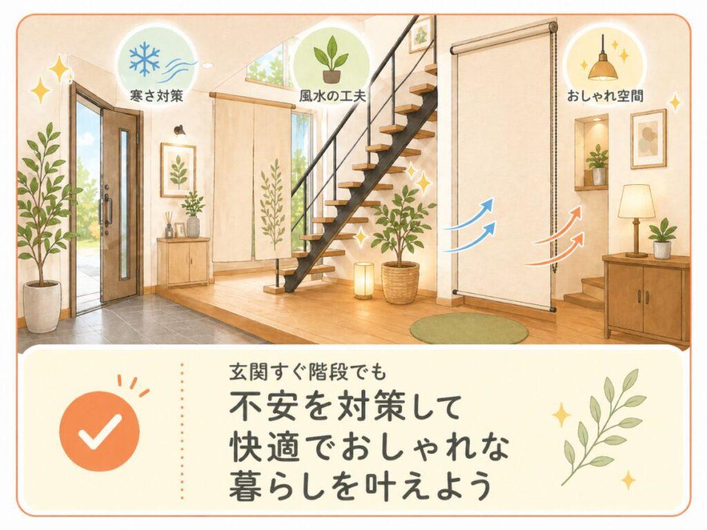 玄関入ってすぐ階段で理想の暮らし