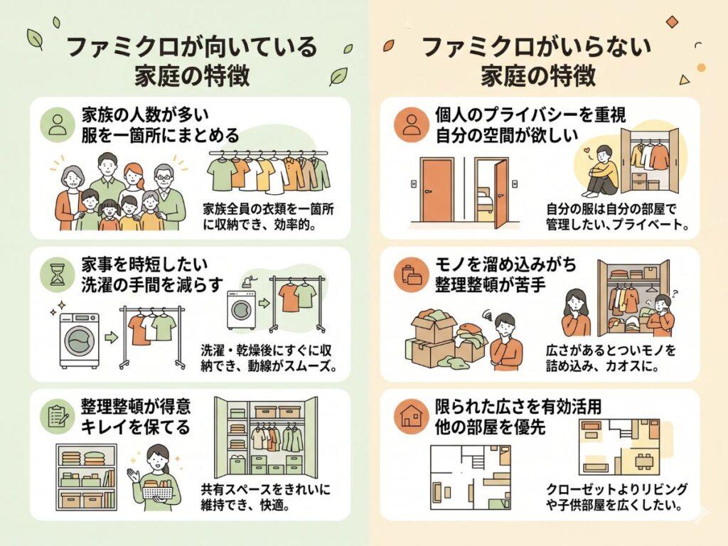 ファミクロ向いている家庭